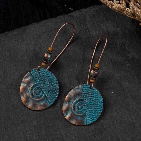 New! Bohemian Drop Earrings - Picture 4 of 10